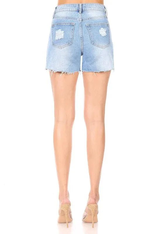 Hammer Jeans LA Destroyed 90s Shorts - Heritage - Boutique.com