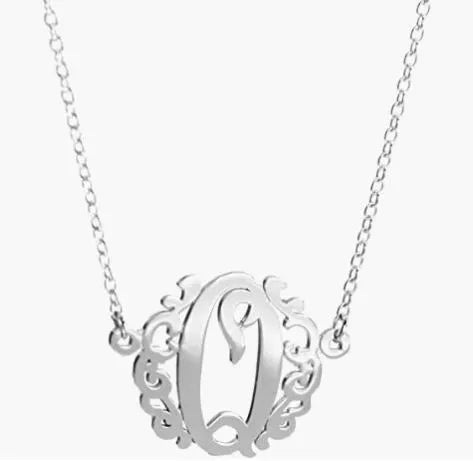 HB Script Monogram Necklace Small - Heritage - Boutique.com