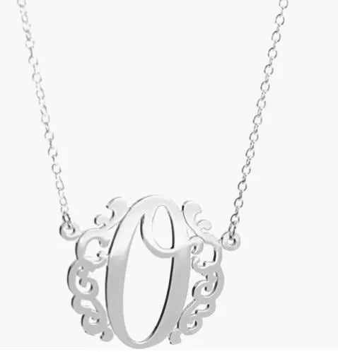 HB Script Monogram Necklace Small - Heritage - Boutique.com