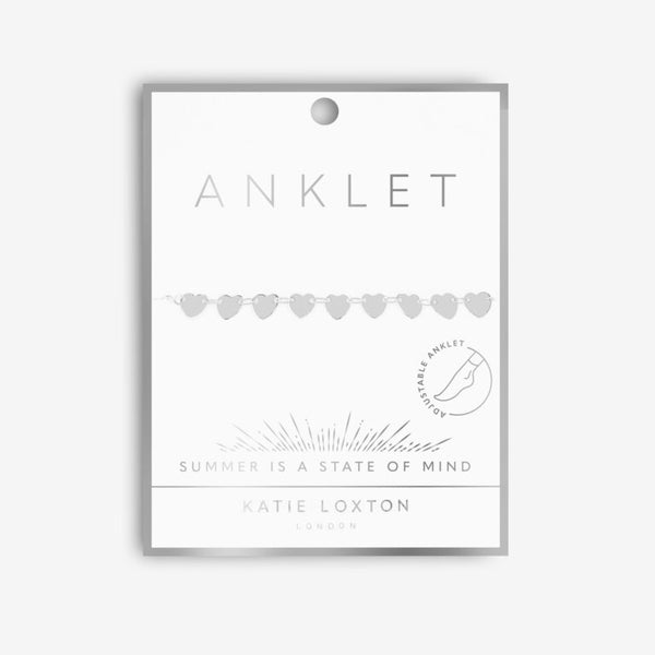 Katie Loxton Heart Chain Anklet