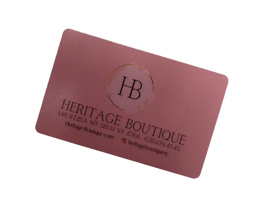 Heritage Boutique Gift Card - Heritage - Boutique.com