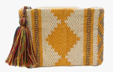 Ikat Handcrafted Clutch/Cosmetic Bag - Heritage-Boutique.com
