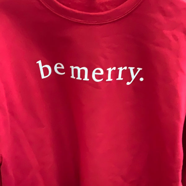 "Be Merry" Christmas Crewneck