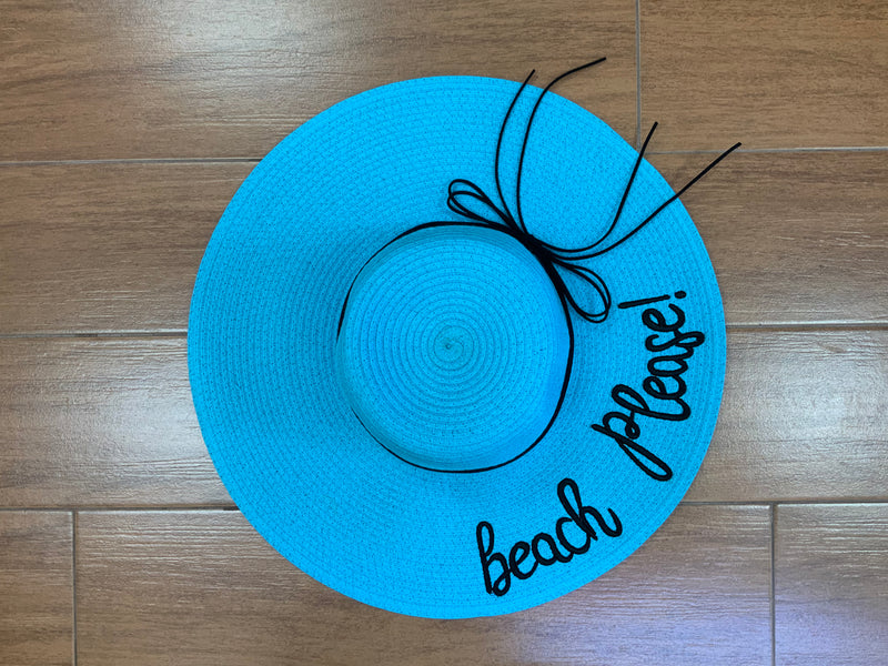 "Beach Please!" Floppy Hat