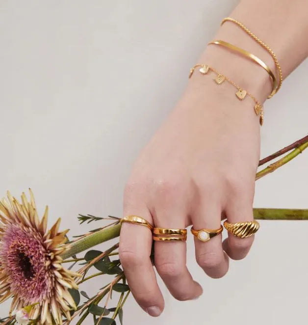 Isabella Bracelet Gold - Heritage-Boutique.com