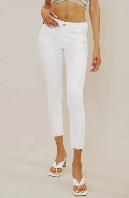 KanCan KC's White Mid Rise Denim - Heritage-Boutique.com