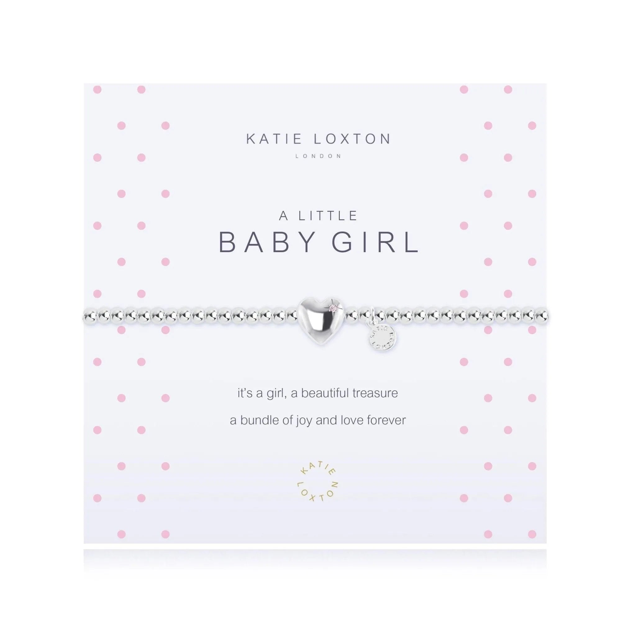 Katie Loxton A Little Baby Girl Bracelet - Heritage - Boutique.com