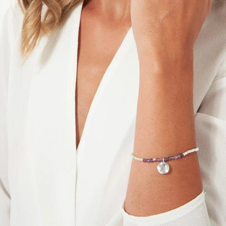 Katie Loxton A Little: February Birthstone Bracelet - Heritage - Boutique.com