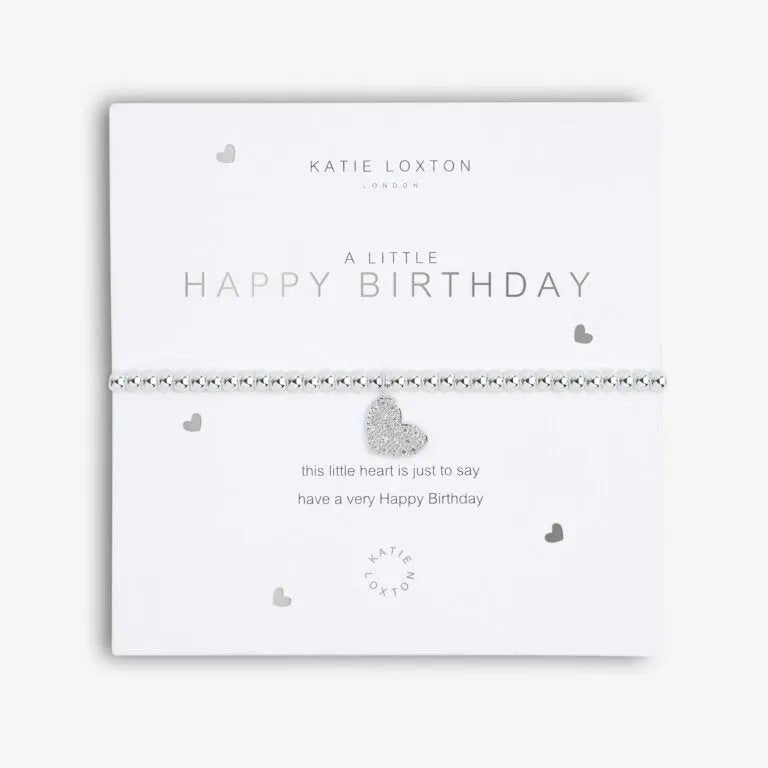 Katie Loxton A Little Happy Birthday Beaded Heart - Heritage - Boutique.com