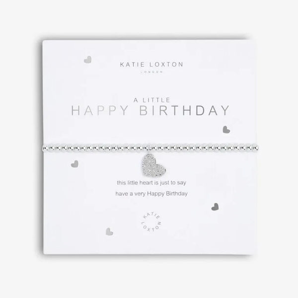 Katie Loxton A Little Happy Birthday Beaded Heart - Heritage-Boutique.com