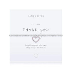 Katie Loxton A Little Thank You Silver Bracelet - Heritage-Boutique.com