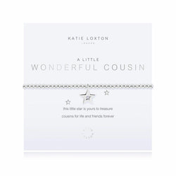 Katie Loxton A Little Wonderful Cousin Bracelet - Heritage-Boutique.com