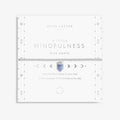 Katie Loxton Affirmation Crystal A Little 'Mindfulness' Blue Agate Bracelet - Heritage - Boutique.com