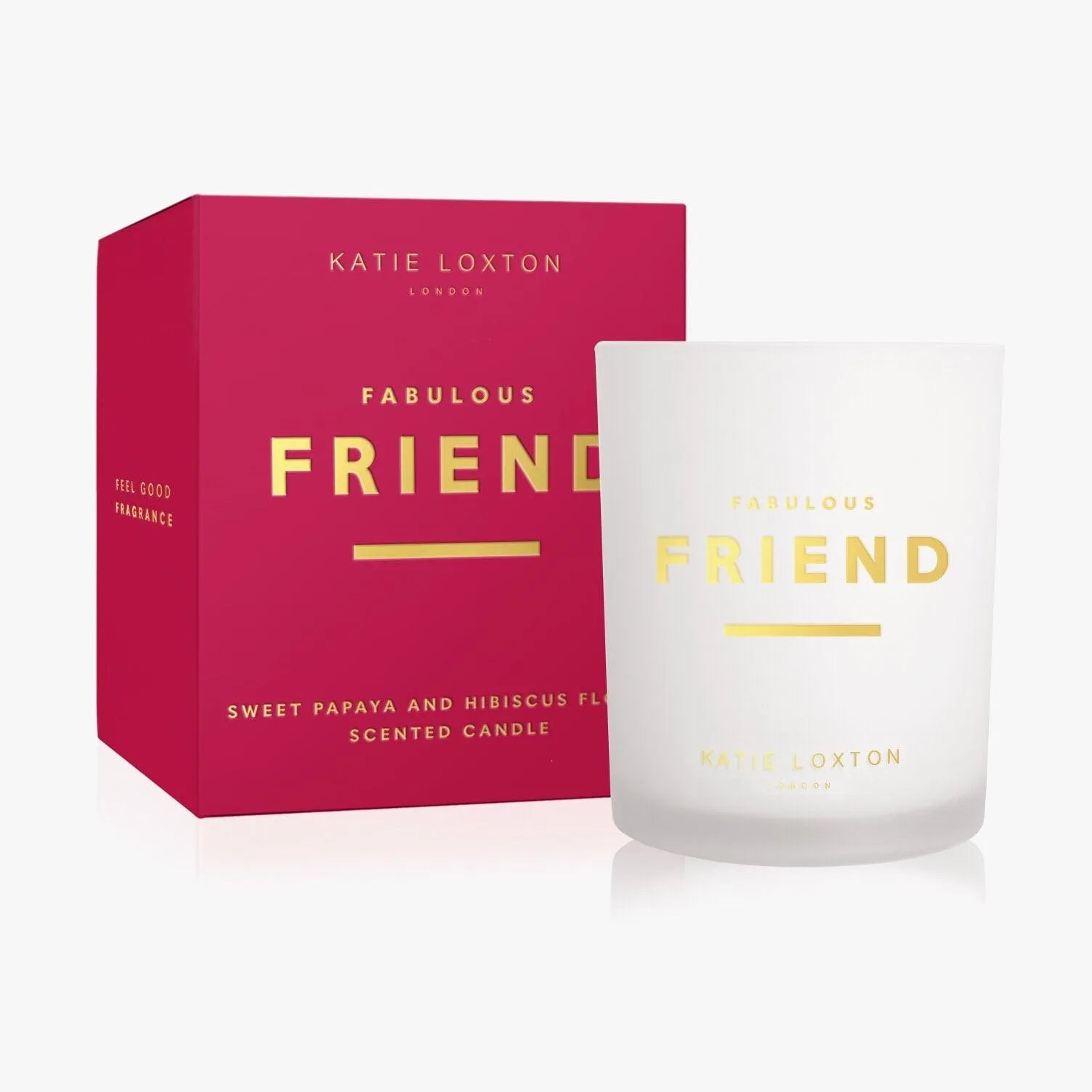 Katie Loxton Fabulous Friend Candle - Sweet Papaya & Hibiscus Flower - Heritage - Boutique.com