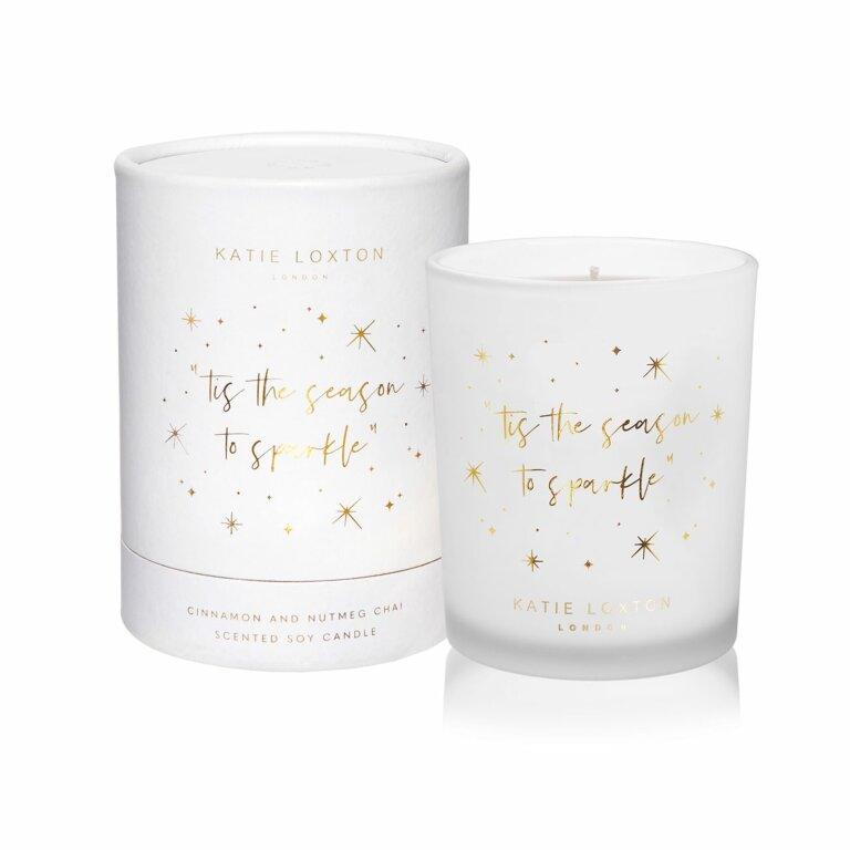 Katie Loxton Tis The Season to Sparkle Candle - Heritage-Boutique.com