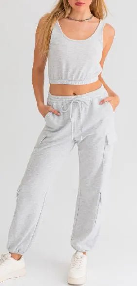 LeLis Workout Crop Tank - Heritage - Boutique.com