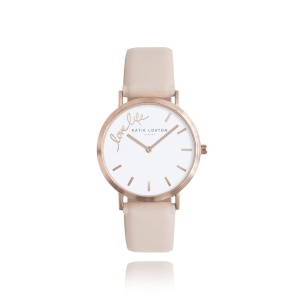 Katie Loxton "Love Life" Rose Gold Watch