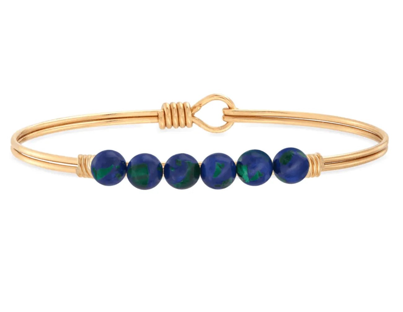 Luca and Danni Azure Energy Stone (Protection) Bracelet - Heritage - Boutique.com