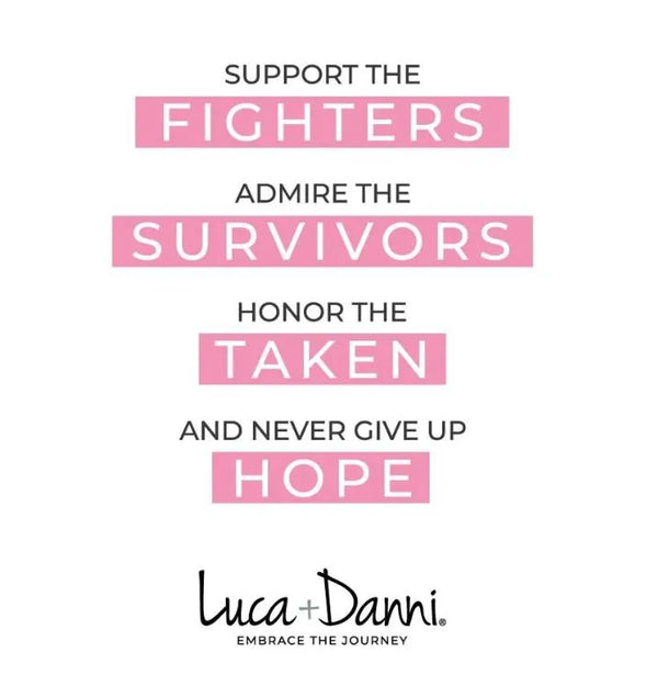 Luca and Danni Breast Cancer Angel Wing Bracelet Gold - Heritage-Boutique.com