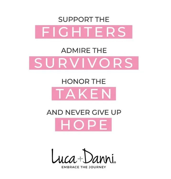 Luca and Danni Breast Cancer Angel Wing Bracelet Gold - Heritage-Boutique.com