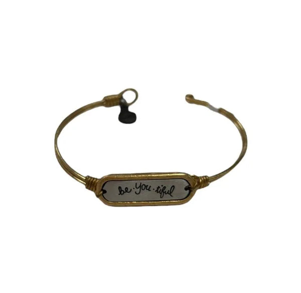 Luca and Danni Gold Be-YOU-tiful Bracelet - Heritage-Boutique.com