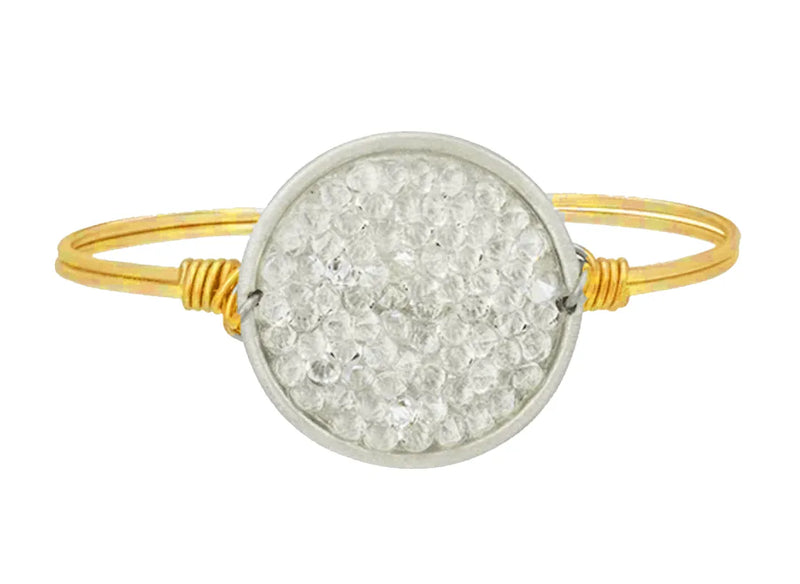 Luca and Danni Gold Druzy Crystal Bracelet - Heritage-Boutique.com