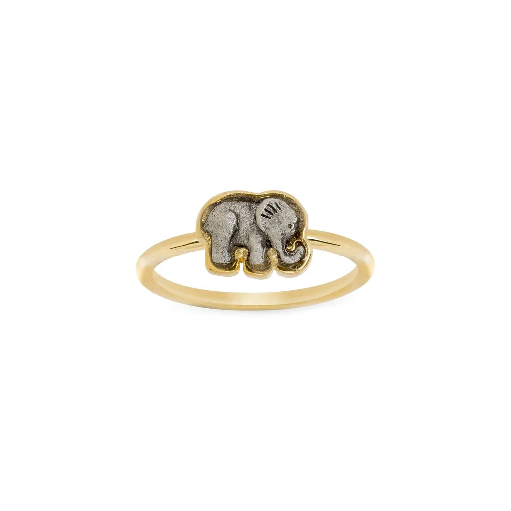 Luca and Danni Gold Elephant Ring - Heritage - Boutique.com
