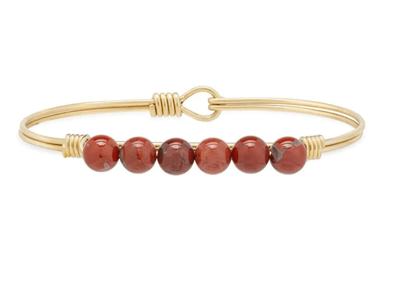 Luca and Danni Red Jasper Energy Stone (Self-Confidence) Bracelet - Heritage-Boutique.com