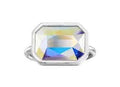 Luca and Danni Silver Crystal Dylan Cocktail Ring - Heritage - Boutique.com