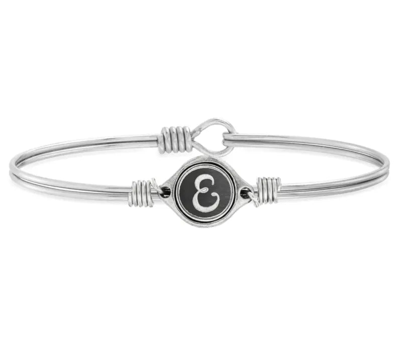 Luca and Danni Silver "Leave Your Stamp" Initial Bracelet - Heritage - Boutique.com
