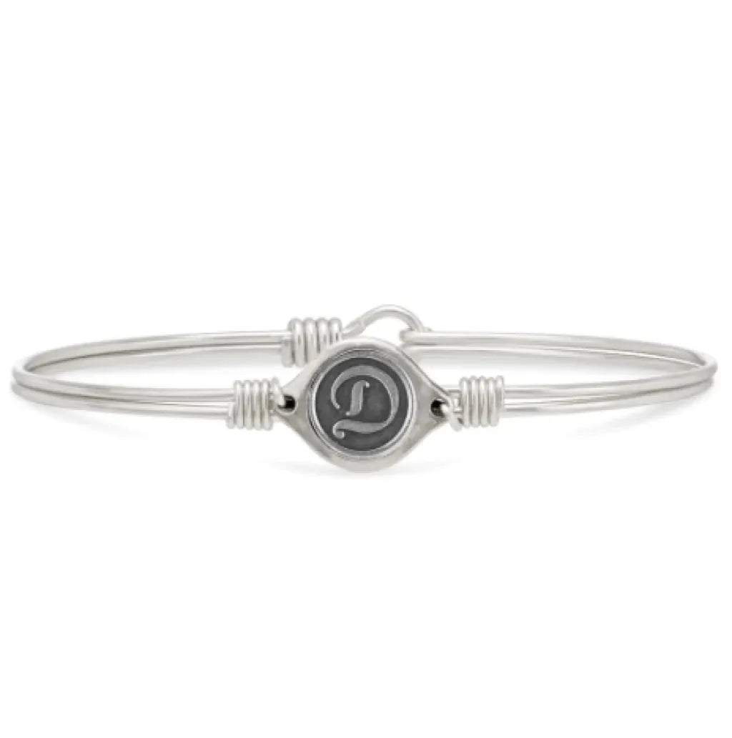 Luca and Danni Silver "Leave Your Stamp" Initial Bracelet - Heritage - Boutique.com