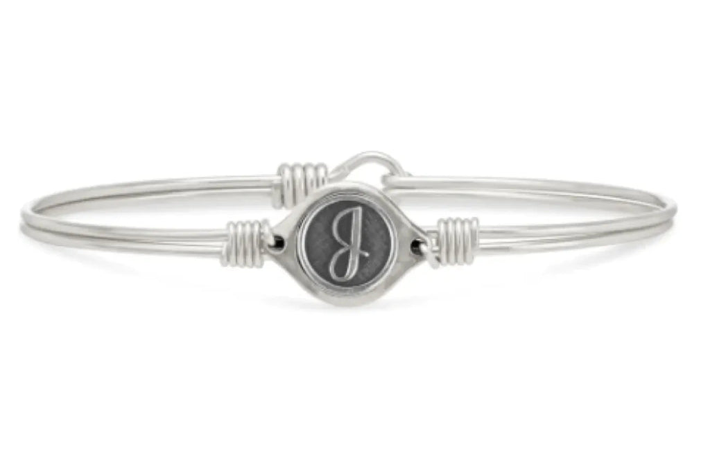 Luca and Danni Silver "Leave Your Stamp" Initial Bracelet - Heritage - Boutique.com