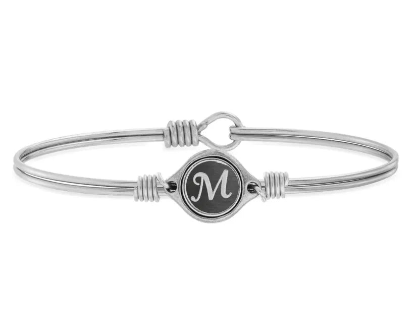 Luca and Danni Silver "Leave Your Stamp" Initial Bracelet - Heritage - Boutique.com