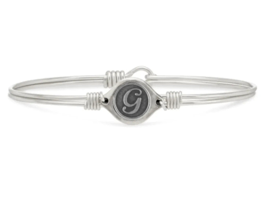 Luca and Danni Silver "Leave Your Stamp" Initial Bracelet - Heritage - Boutique.com