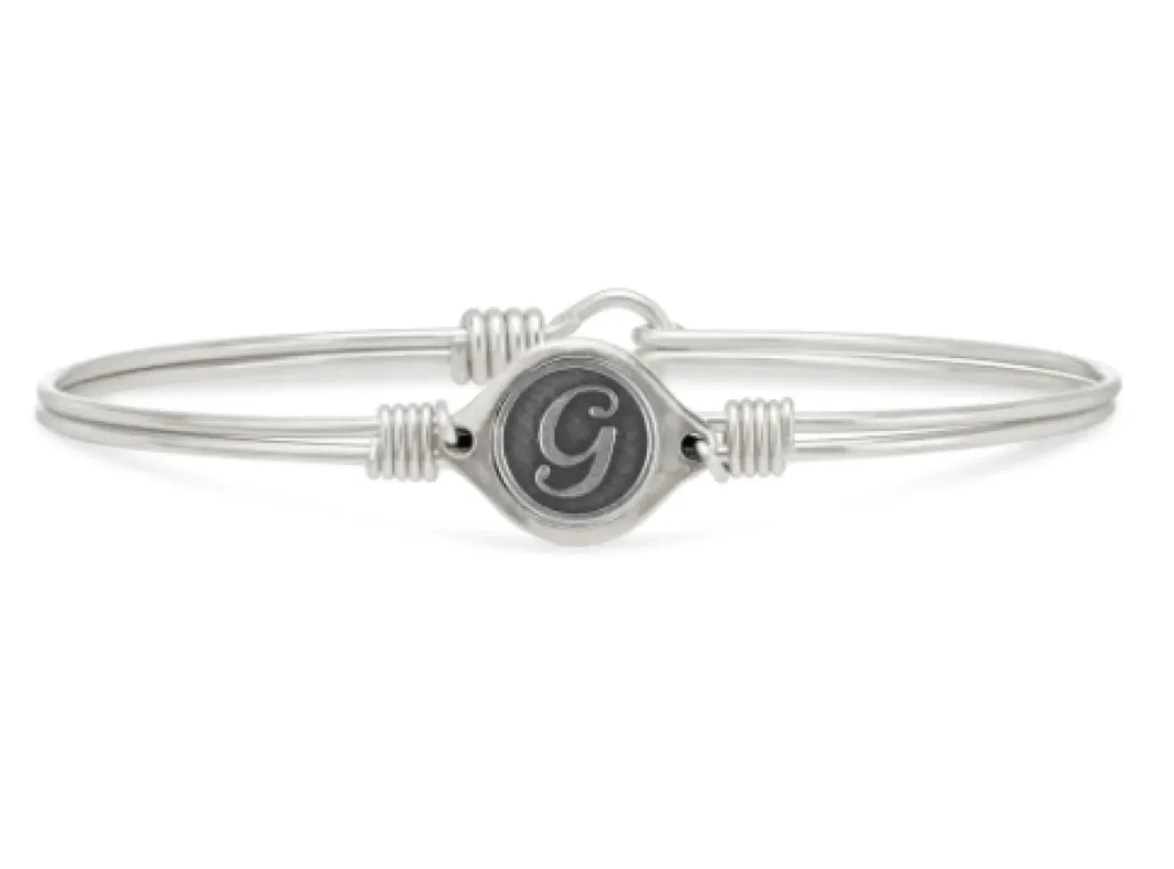 Luca and Danni Silver "Leave Your Stamp" Initial Bracelet - Heritage - Boutique.com