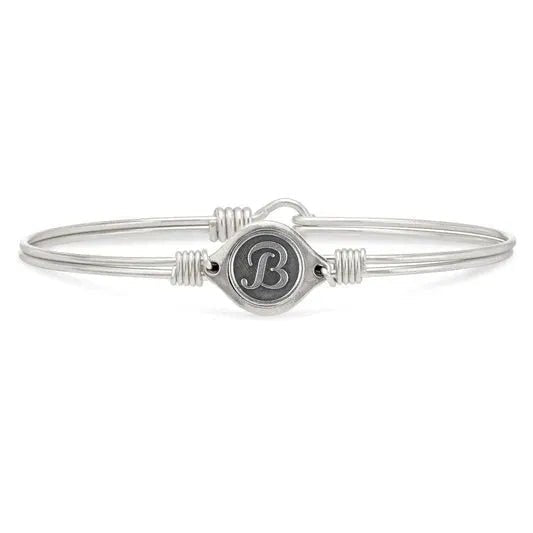 Luca and Danni Silver "Leave Your Stamp" Initial Bracelet - Heritage - Boutique.com