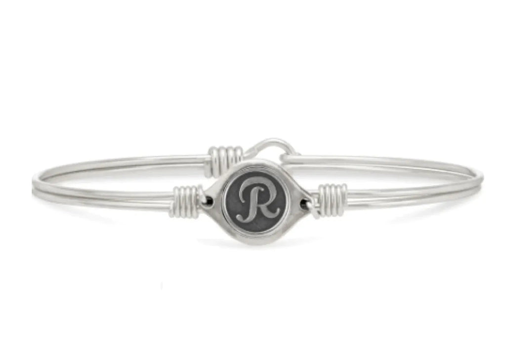 Luca and Danni Silver "Leave Your Stamp" Initial Bracelet - Heritage - Boutique.com