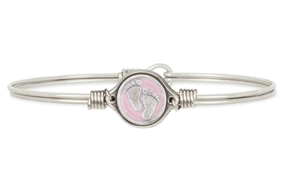 Luca and Danni Silver "Little Footsteps" Bracelet - Heritage - Boutique.com