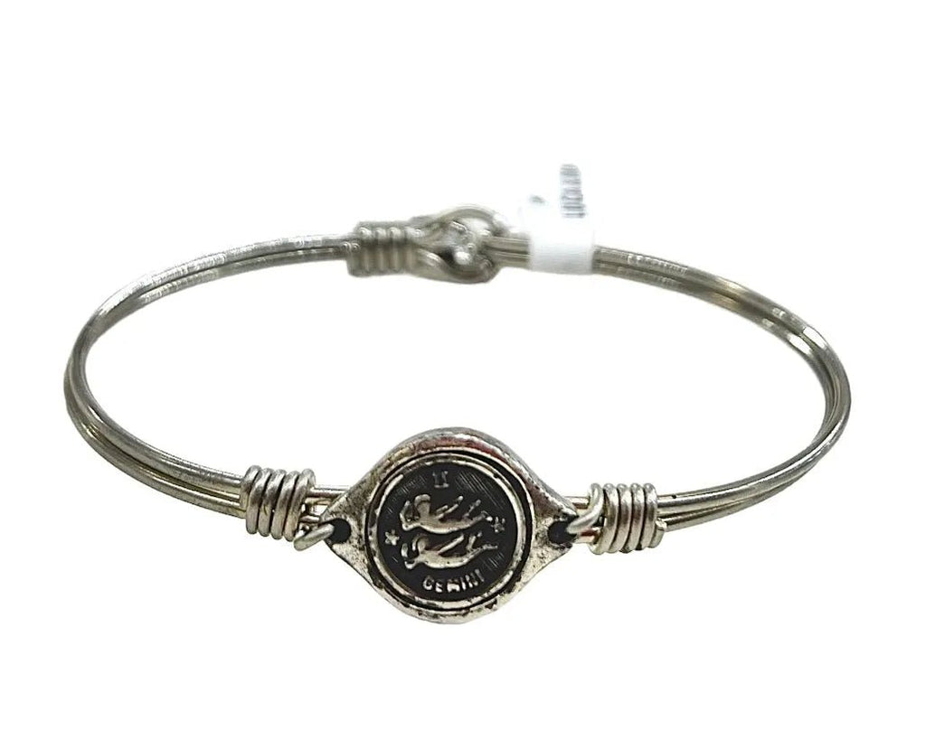 Luca and Danni Silver Zodiac Sign Bracelet - Heritage - Boutique.com