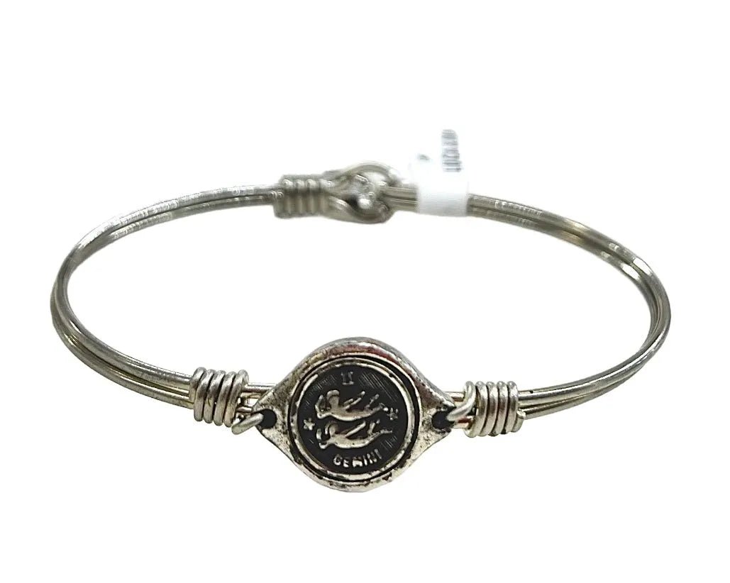 Luca and Danni Silver Zodiac Sign Bracelet - Heritage - Boutique.com