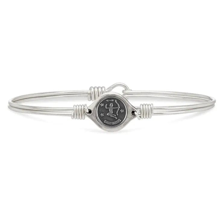 Luca and Danni Silver Zodiac Sign Bracelet - Heritage - Boutique.com