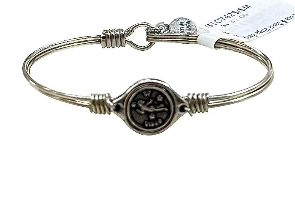 Luca and Danni Silver Zodiac Sign Bracelet - Heritage - Boutique.com