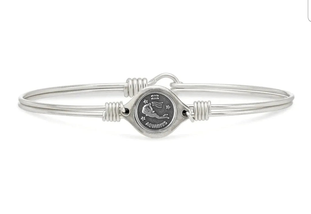 Luca and Danni Silver Zodiac Sign Bracelet - Heritage - Boutique.com
