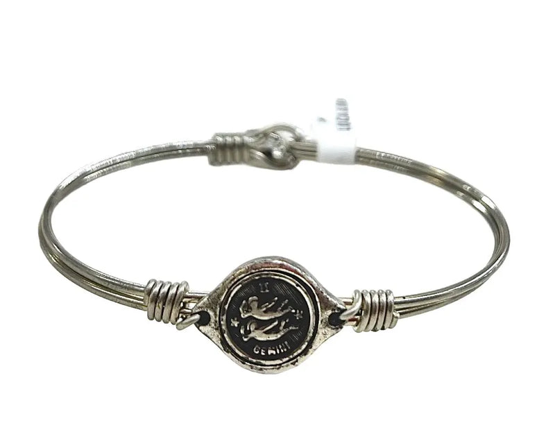Luca and Danni Silver Zodiac Sign Bracelet - Heritage-Boutique.com