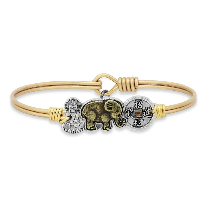 Luca and Danni Trilogy Bracelet (Buddha, Elephant, Coin) - Heritage-Boutique.com