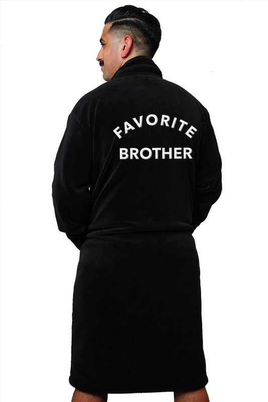 LUXE PLUSH ROBE- Favorite Brother - Heritage-Boutique.com