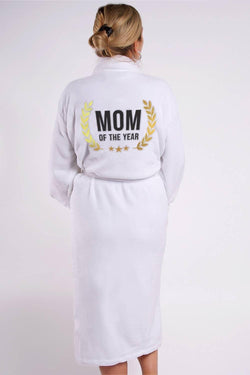 LUXE PLUSH ROBE- Mom Of The Year - Heritage-Boutique.com