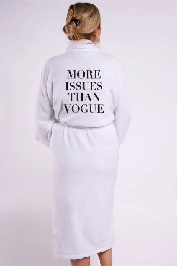 LUXE PLUSH ROBE - More Issues than Vogue - Heritage-Boutique.com