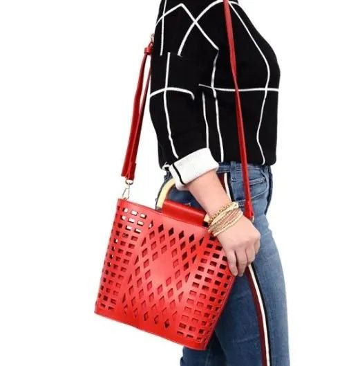 Madison Cut - Out Tote - Heritage - Boutique.com