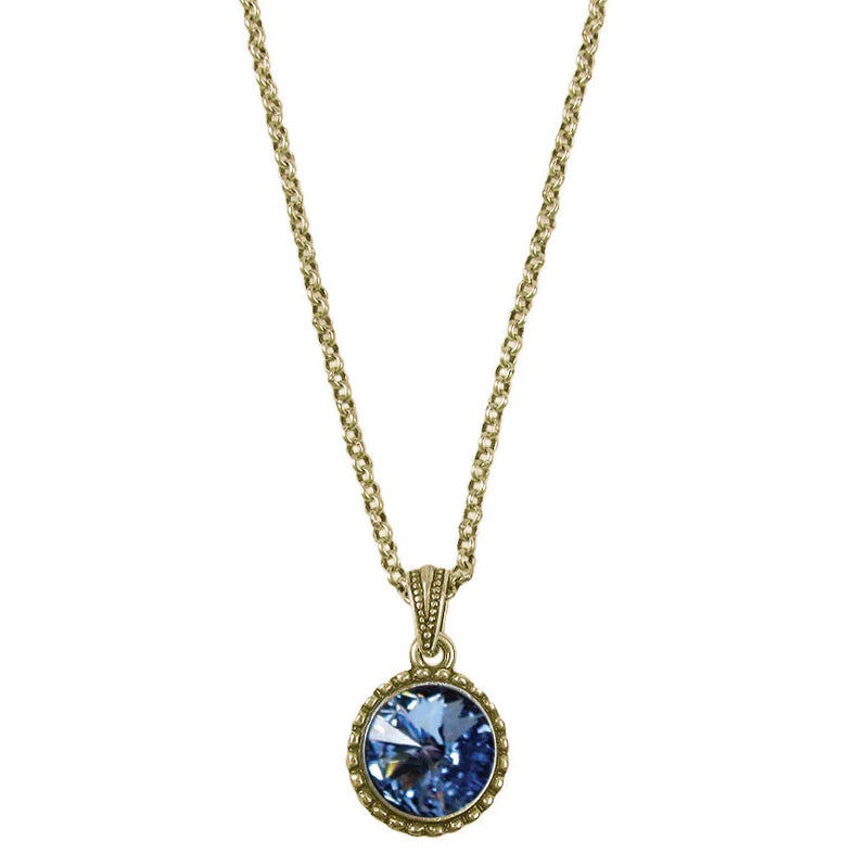Wind and Fire Gold Birthstone Necklace